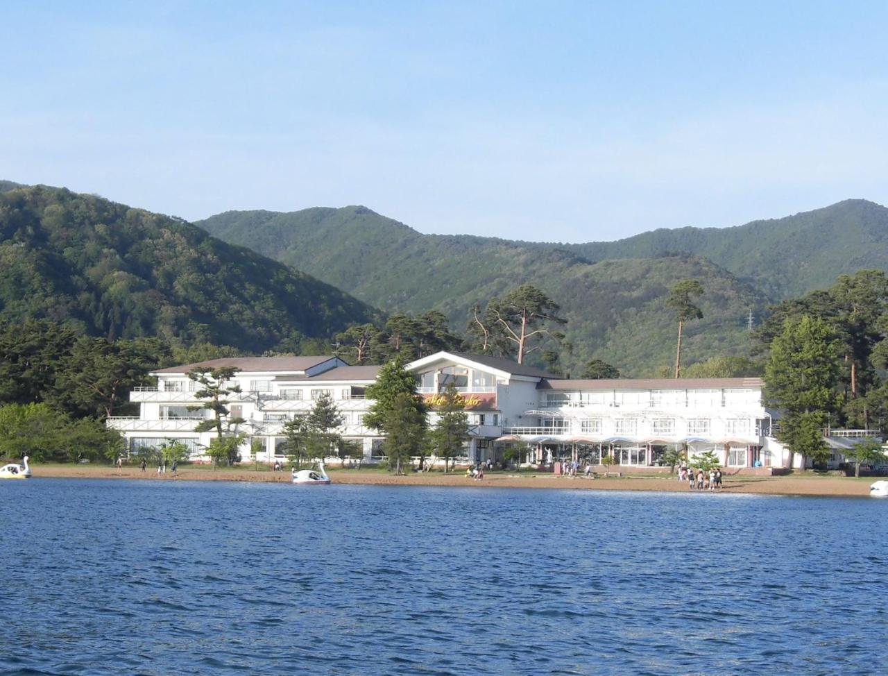 Lakeside Banko Hotell Inawashiro Exteriör bild